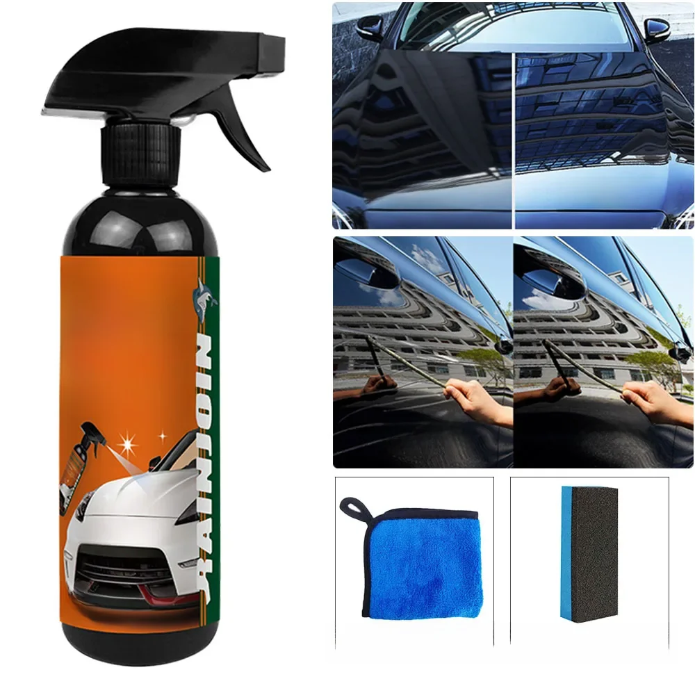 Ceramic Car Coating Spray Nano Crystal Coat Liquid Hydrophobic Agent Auto Paint Care Car Wax Crystal Polish Anti-Scratch Coating