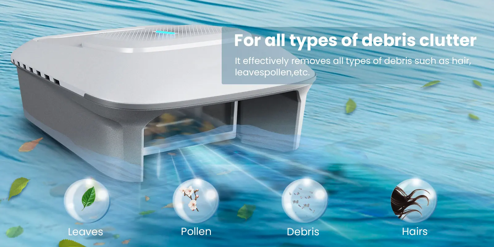 AIRROBO PC200 Roboter-Poolreiniger mit Smart NaviClean Technologie, Automatischer Wandkletter-Poolsauger mit 4L Filter und Auto-Rückkehr für Schwimmbecken – Detail 10