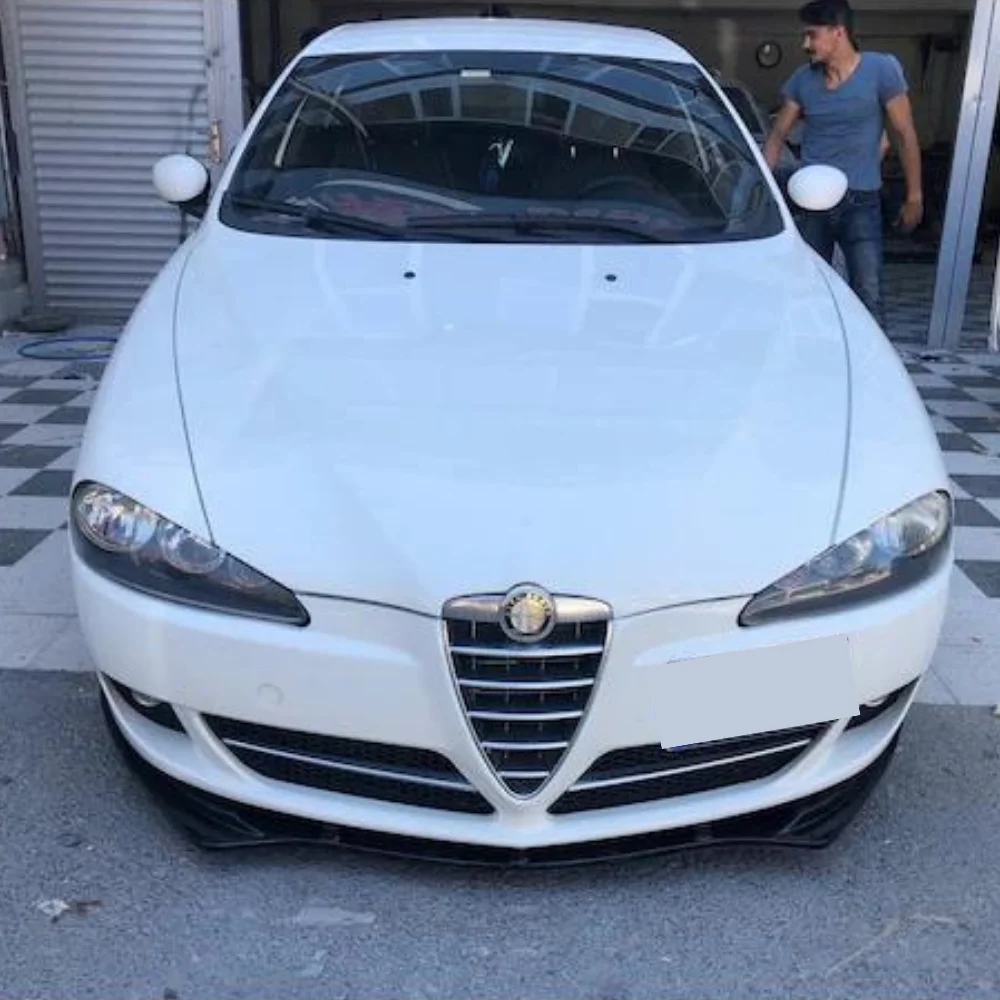 Per Alfa Romeo 147 3 pezzi paraurti anteriore Lip Body Kit Spoiler Splitter diffusore Tuning professionale in plastica ABS di alta qualità