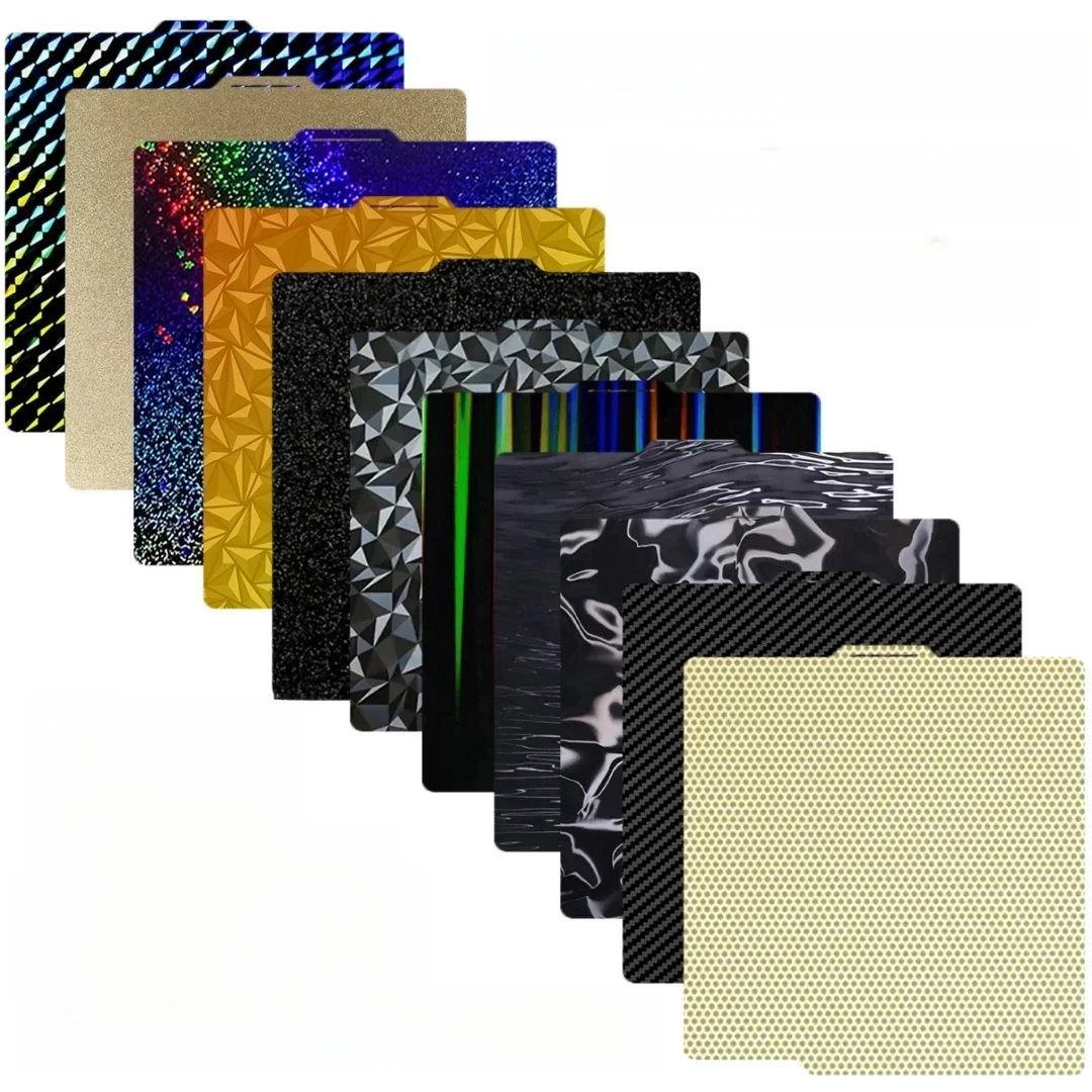 Bauplatte 257x257 Federstahlblech PEI H1H PEY Blech A1 X1C P1S BambuLab PEI Bauplatte 3D-Drucker Bambu Lab Platte