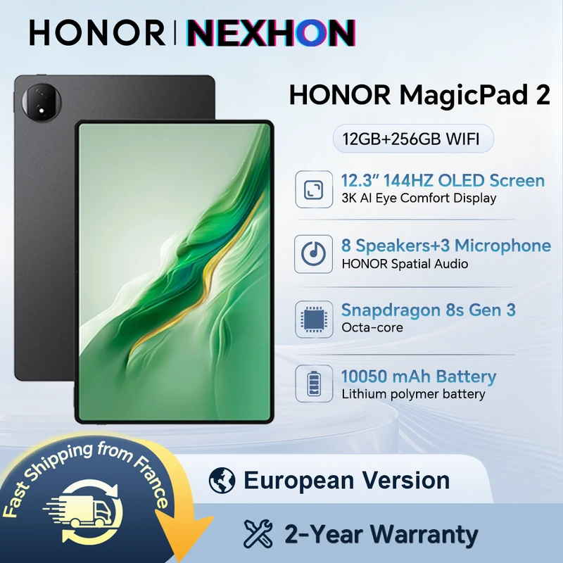 HONOR MagicPad 2 — schermo 144Hz per lavorare su fogli e documenti senza scatti