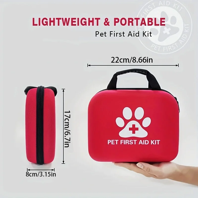 Portable EVA waterproof pet emergency kit, outdoor travel camping pet emergency kit