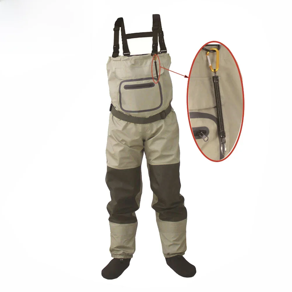 Wodery wędkarskie Fly Fishing Oddychające wodoodporne spodnie wodne dla mężczyzn i kobiet — zdjęcie 2