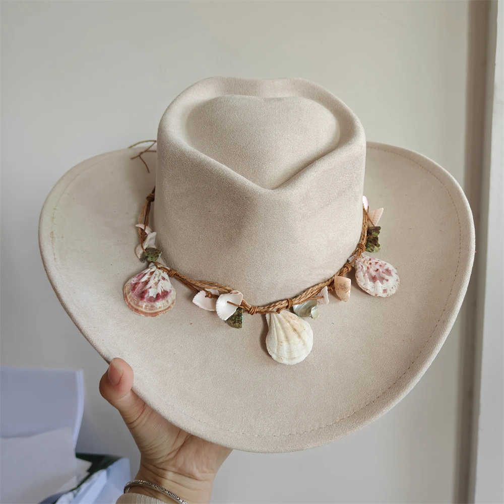 New love heart top Suede hat Cowboy Hat wide brim Cowgirl hat beach hat girl party hat stage hat wholesale Cattleman knight hat