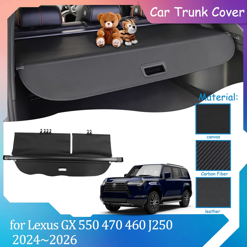 Car Trunk Covers for Lexus GX 550 470 460 J250 2024~2026 Luggage Curtain Shelter Privacy Partition Cargo Storage Pad Accessories