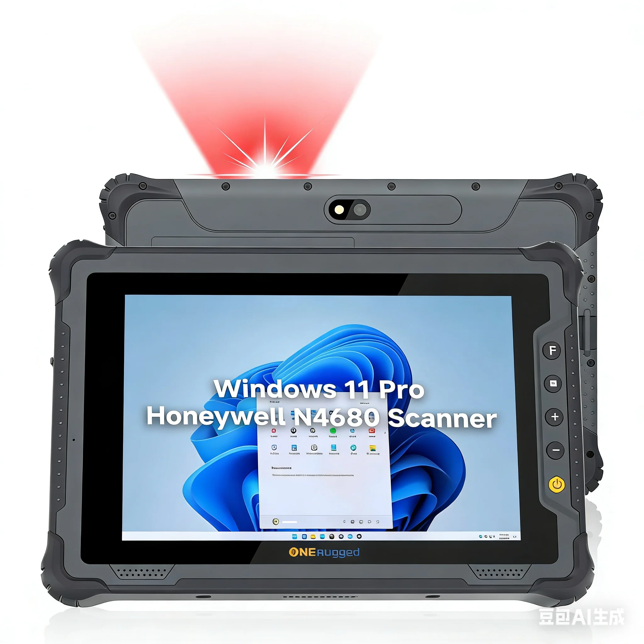 Tablet robusto ONERugged M80J, tablet Windows de 8 polegadas com scanner de código de barras 8 GB + 128 GB, PC industrial com 4G/WiFi /BT 5.0/GPS/NFC