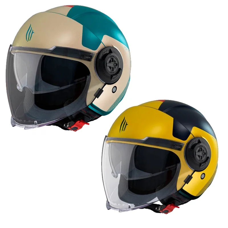 Beta Jet Biker Capacete com Óculos De Sol, Unisex, 2 Cores, Tamanho XXS para XL, MT 1325431 Viale SV