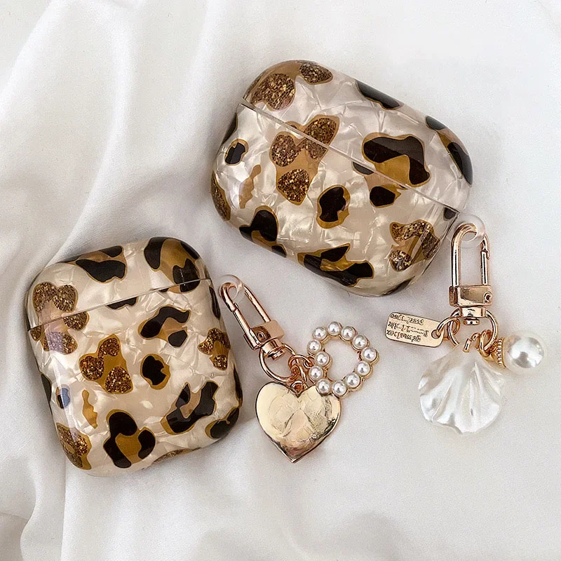 Étuis pour écouteurs Airpods Pro 2, pendentif léopard, housse de protection pour écouteurs Apple Airpod 3 Pro 2 1, étui de 3e génération