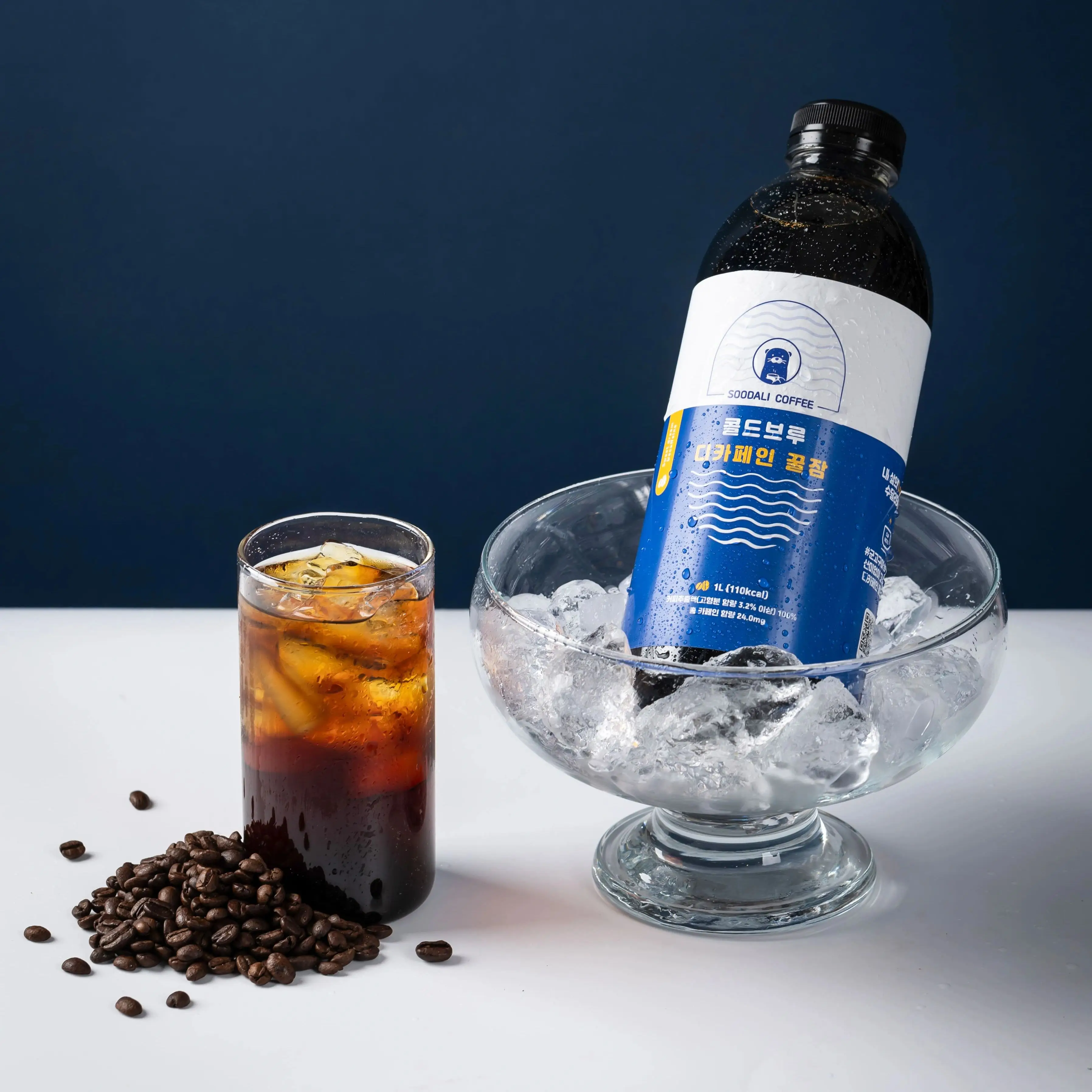 1+1 عسل مشروب بارد منزيل الكافيين للنوم 1000 مل قهوة هولندية