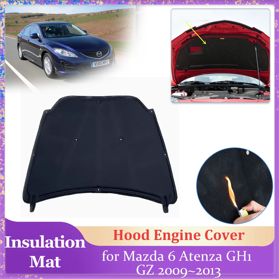 Car Hood Insulation Pad for Mazda6 Mazda 6 Atenza GH1 GZ 2009~2013