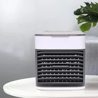 Mini climatiseur Portable, eau rafraîchissante, humidifie et purifie à trois vitesses et lumière LED 8