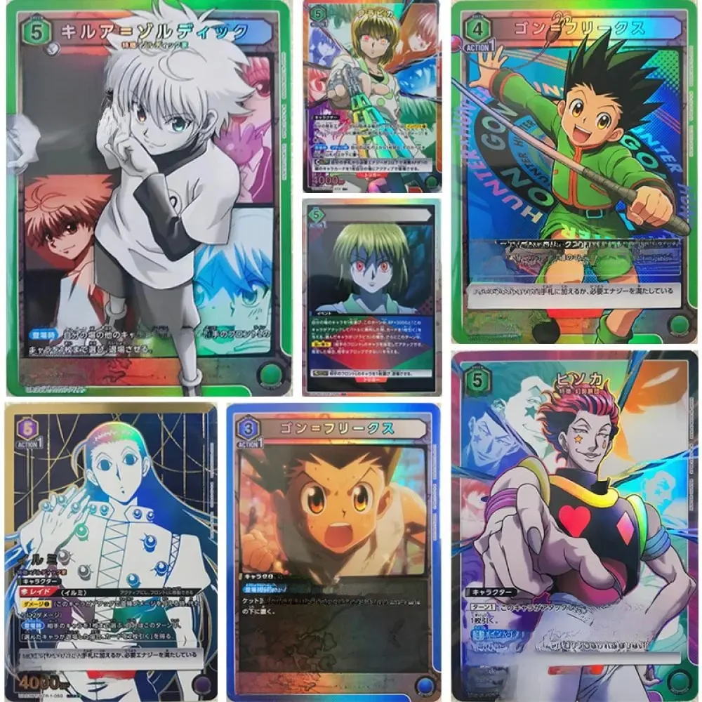 Carte de collection Anime HUNTER HUNTER, GON complétant l'ECSS Kurapika UNION FlaNA Hisoka Leorio PaladiKnight, jouets pour enfants, jeu de société
