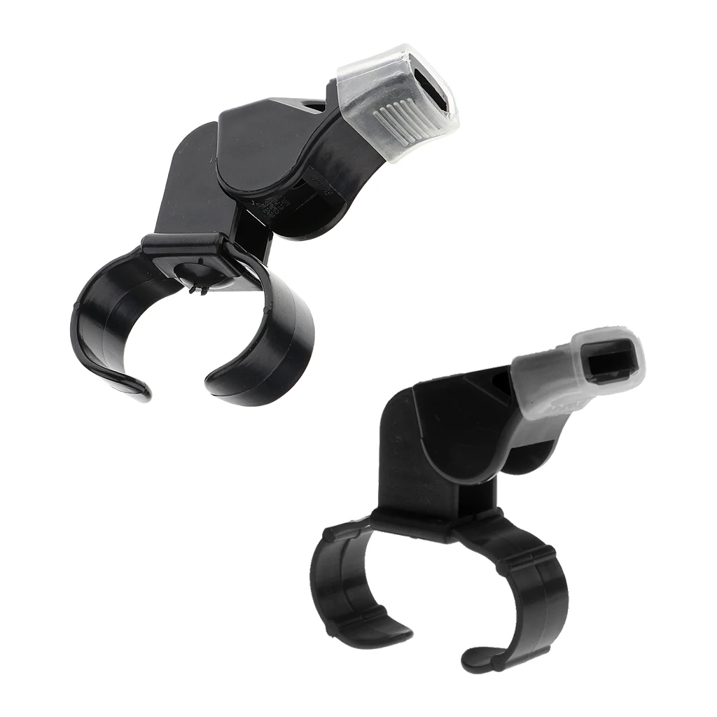 MagiDeal 1Pcs Plastic Derby Skate/Football/Sport Referee Finger Mouth Grip Whistle Black Vintage Plastic Whistle for Kayaking
