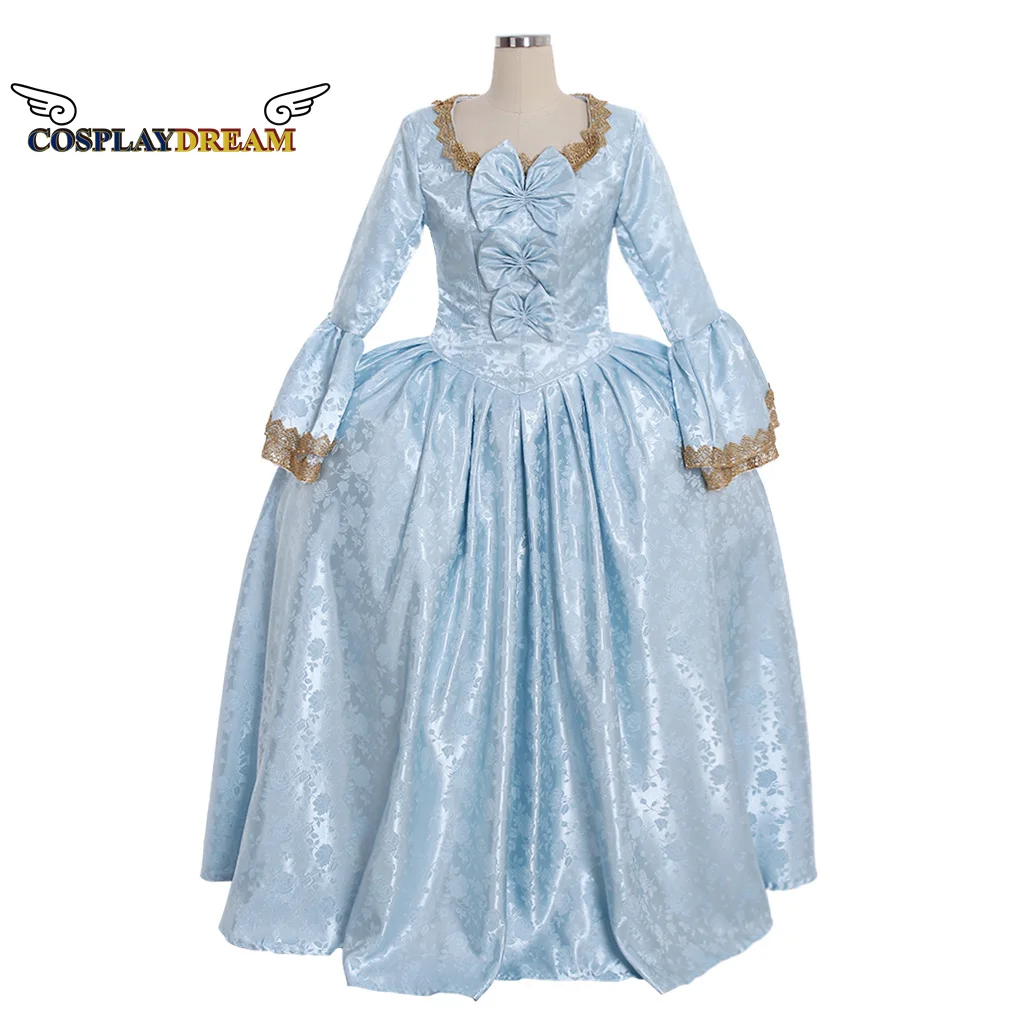 

18th Century Marie Antoinette Rococo Ball Gown Dress Adult Women Medieval Belle Dress Wedding Dress la francaise sack back dress