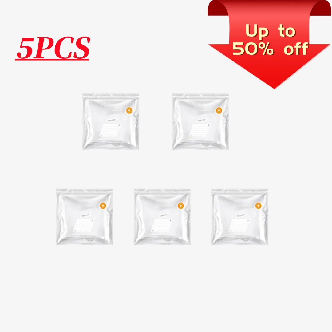 5Pcs Vacuum Sealer Bags Food Grade Heat-Resistant Plastic Vegetable Food Storage Sealer Bags with Air Valves Kitchen Supplies