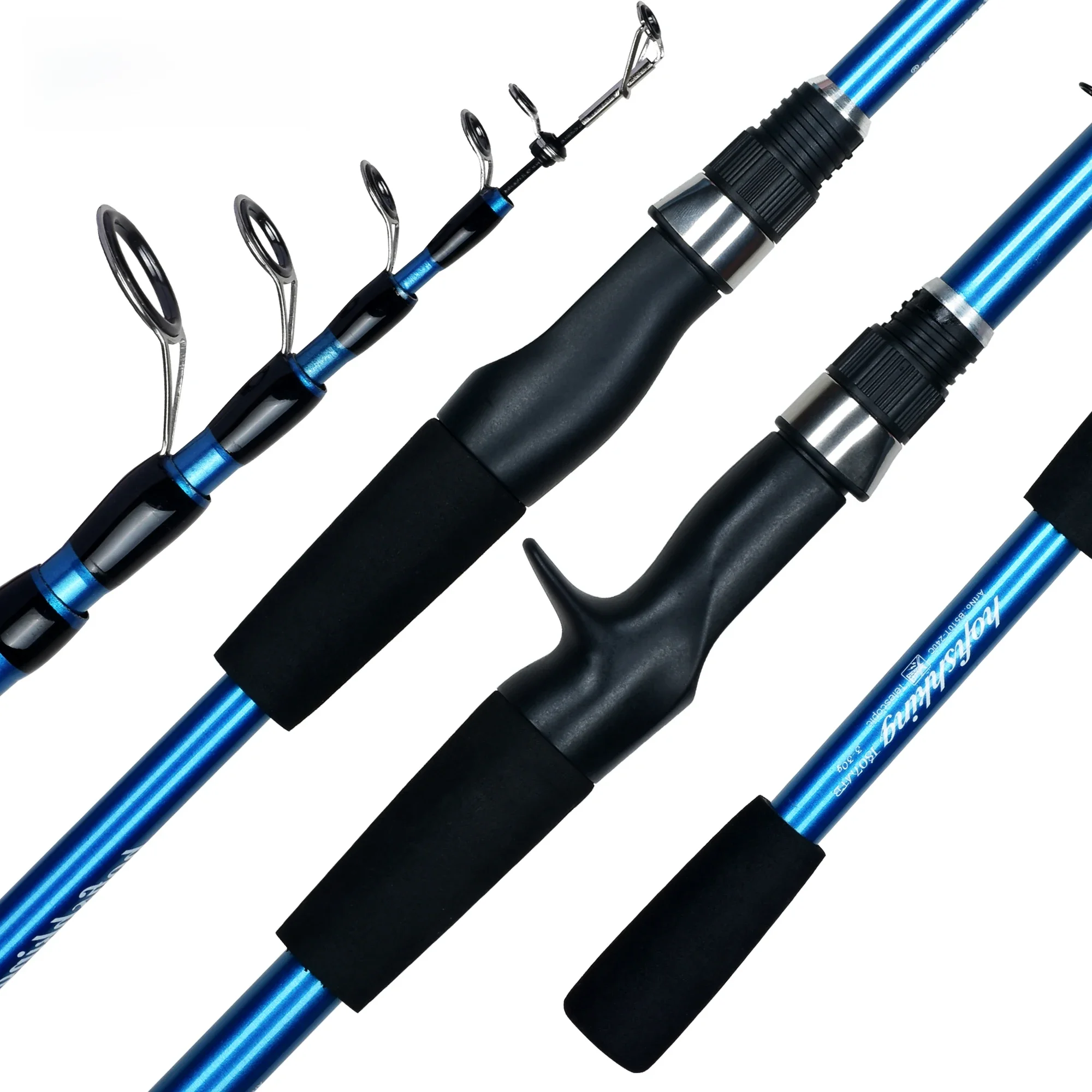 BIUTIFU télescopique filature coulée Mini canne à pêche 1.8/2.1/2.4m voyage Bastcasting 3-30g ultraléger carbone leurre truite pôle