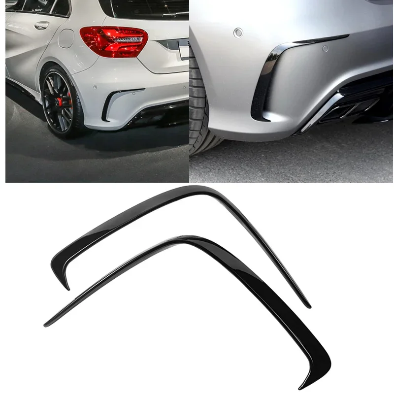 Style de voiture pour Mercedes Benz W176 A200 A250 A45 AMG hayon 2013 2014 2015 2016 2018 pare-chocs arrière lèvre Spoiler séparateur Canards