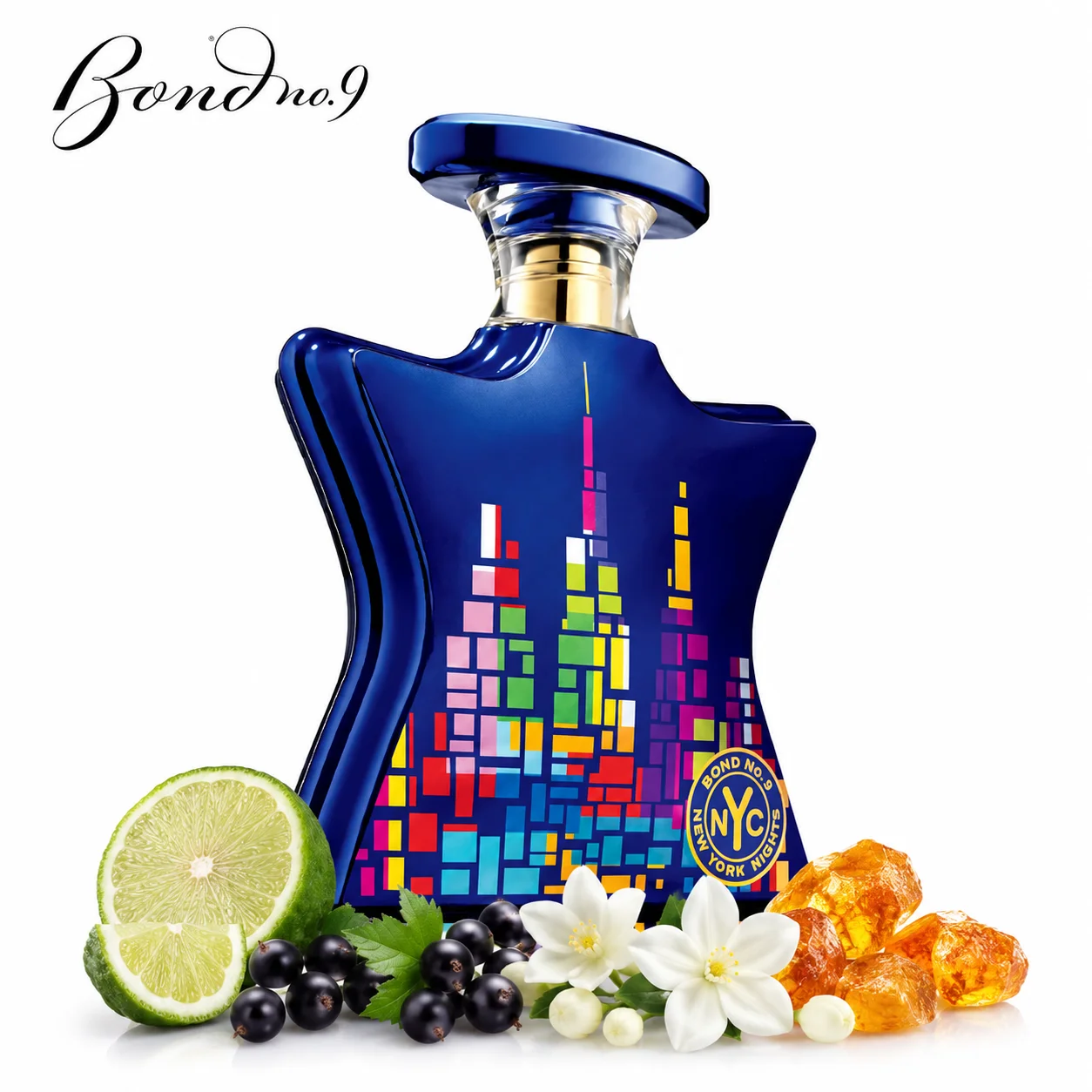 

Bond No.9 New York Nights Unisex Eau De Parfum 100ml for Women Men Long Lasting Luxury Niche Perfume Spray Fresh Citrus Blackcurrant White Floral Amber Musk Daily Wear Travel Gift