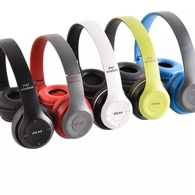 Fone de Ouvido P47 Wireless 5.0 com Micro SD