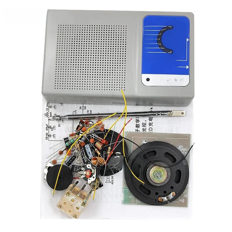 DIY zestaw do lutowania radia FM wysokiej czułości CD9088 CD2822 odbiornik radiowy FM DIY zestaw elektroniczny 88 MHz-108 MHz praktyka montażu — zdjęcie 2
