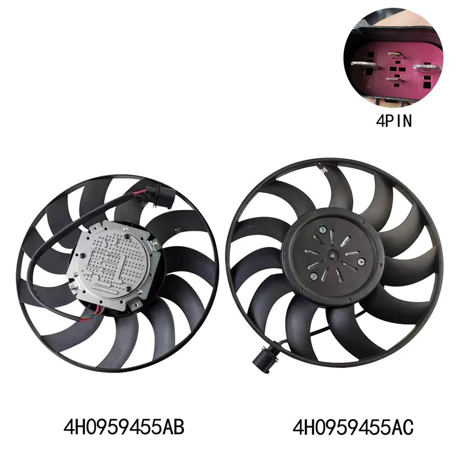 

For 2010-2017 3.0T Audi A8 Radiator cooling fan OE 4H0959455AB/4H0959455AC
