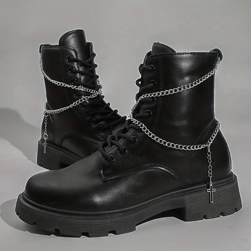 Two Y2K punk-style cross pendants for double-layer shoe decorations, suitable for daily wear and as gifts for Halloween