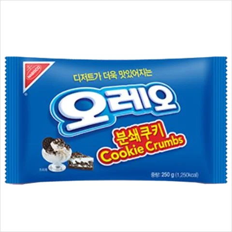 오리온 촉촉한 초코칩 160g 10개 20개 / 비스켓 쿠키 과자 9 오레오 분쇄쿠키 250gx30개