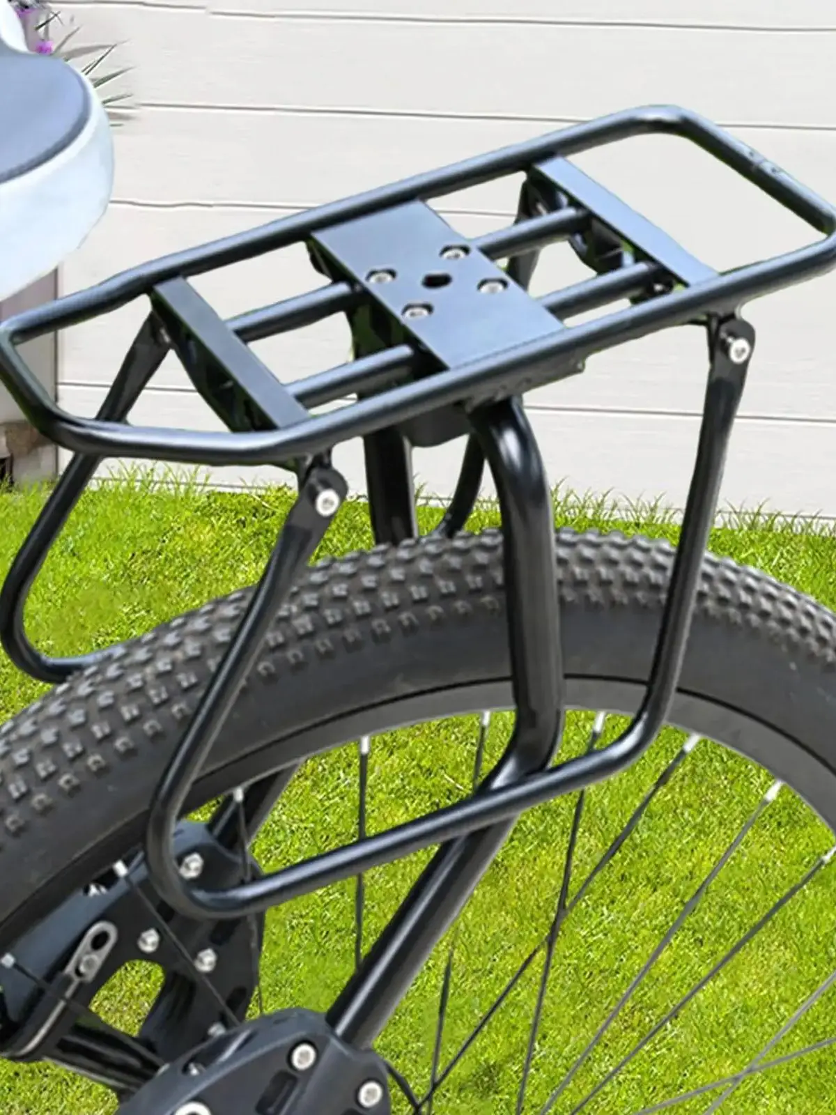 AliExpress NONE Universal Bike Cargo Rack Rear Rack Bicycle Luggage Carrier Disc Brake Mount Outdoor Travel Cycling Accessorie for Mountain Bike