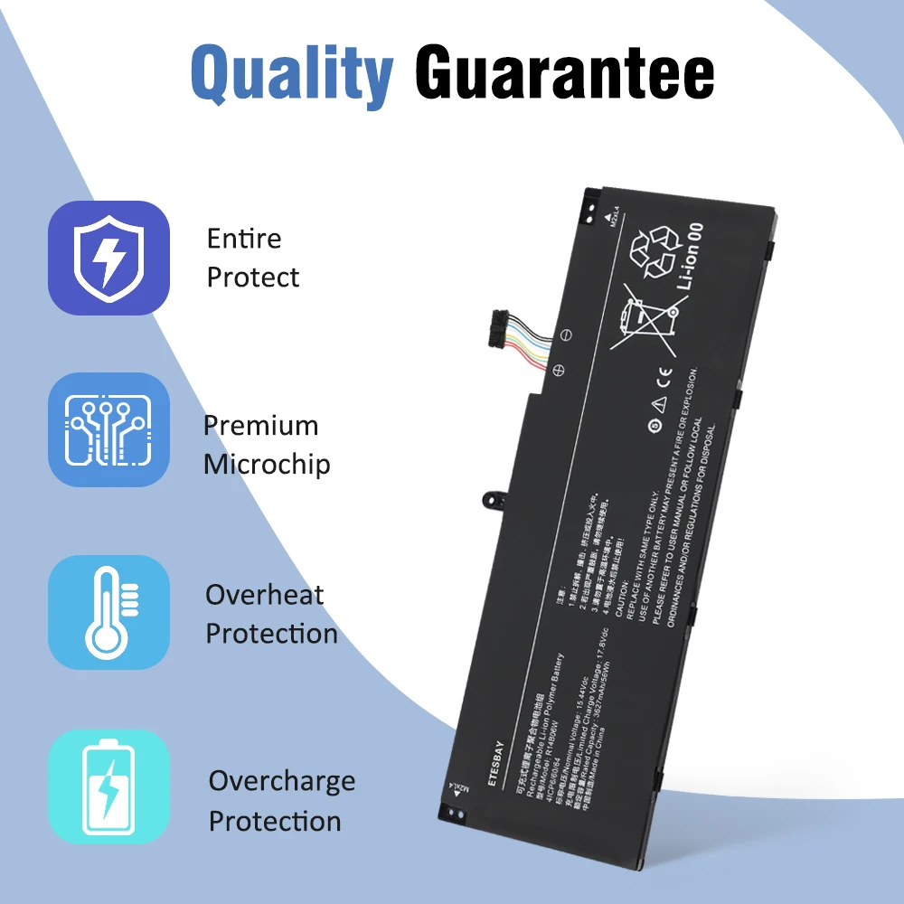 ETESBAY R14B06W 15.44V Laptop Battery For Xiaomi RedmiBook Pro 14 3627mAh 56WH
