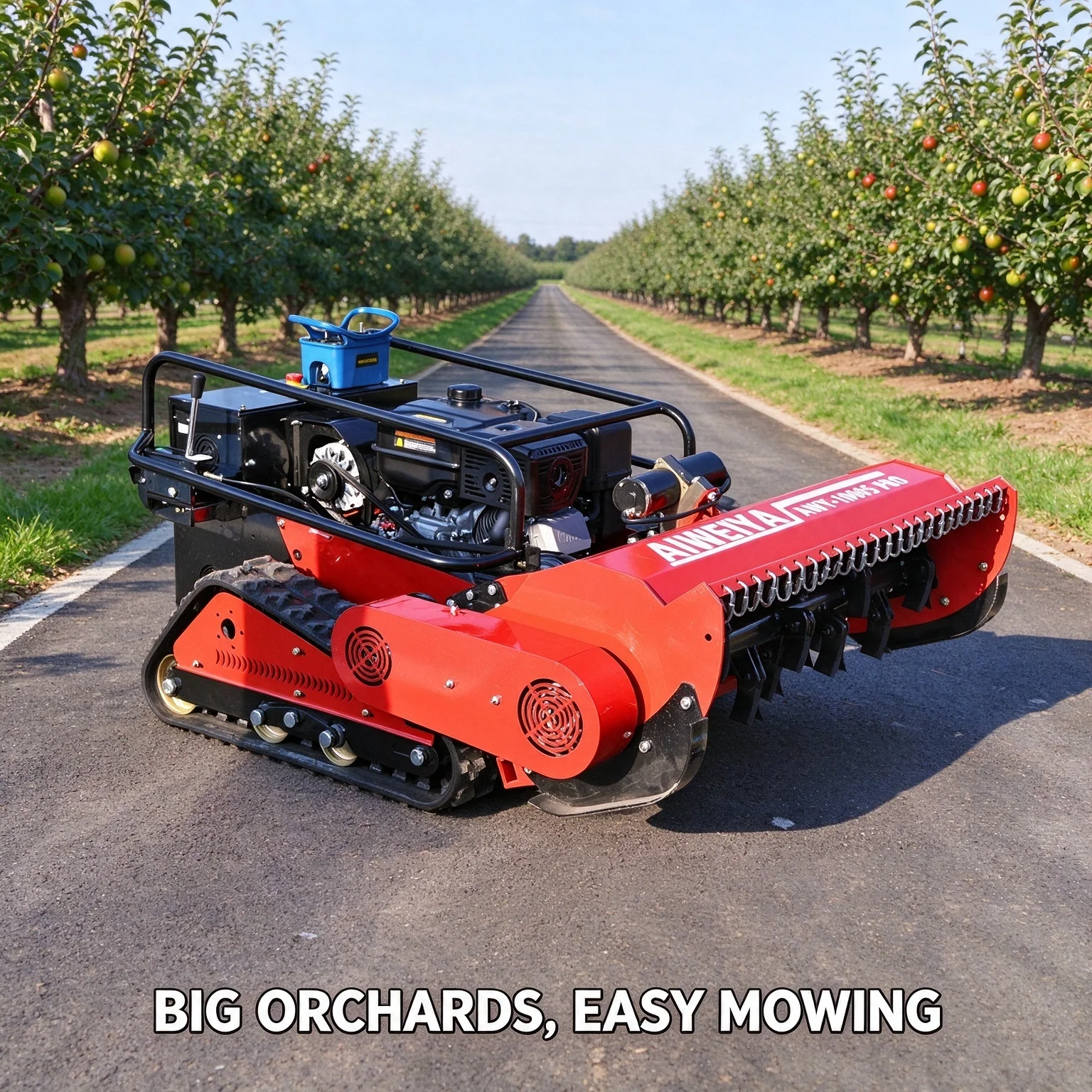 Customized Professional Petrol Remote Mower for Garden Maintenance Farm Operations and Vegetation Clearing