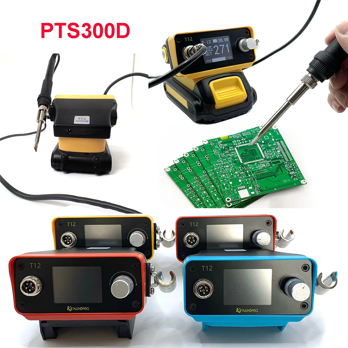 PTS300D Cordless Soldering Station T12 Tool For Dewalt 20V Max Li-ion Battery For Makita for Milwaukee for Bosch Electric Solder