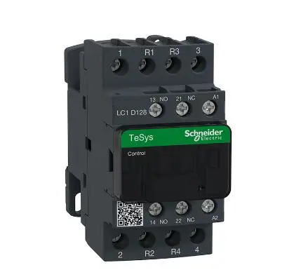 

The elevator LC1D128F7 TeSys Deca contactor - 4P(2 NO + 2 NC) - AC-1 - = 440 V 25 A - 110 V AC coil