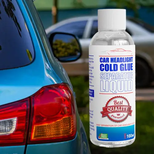 Imagen 2 del producto Separador de pegamento frío para faros de coche, separador de faros de coche líquido, herramienta de separación de fluido de extracción, reparación líquida de desmontaje, 100/500ML