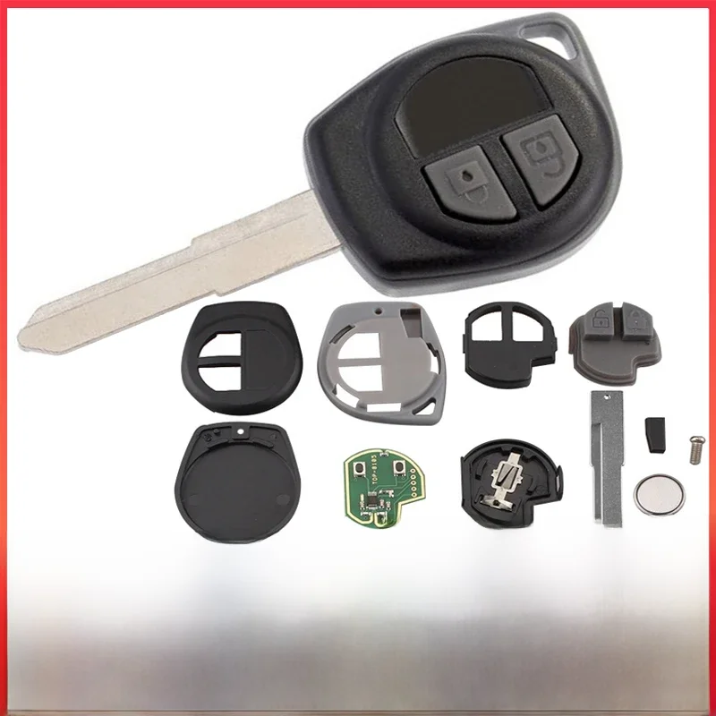 433MHz 2 przyciski Keyless Uncut Flip Remote Key Fob ID46 Chip Pasuje do SUZUKI SWIFT SX4 Alto JIMNY VITARA IGNIS Splash 2007-2013 — zdjęcie 2