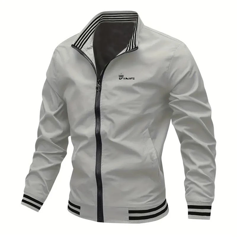 سترة رجالية للاستخدام الخارجي سترة تكتيكية للشارع جيب كاجوال لربيع وخريف بلون سادة كاجوال سترة عادية