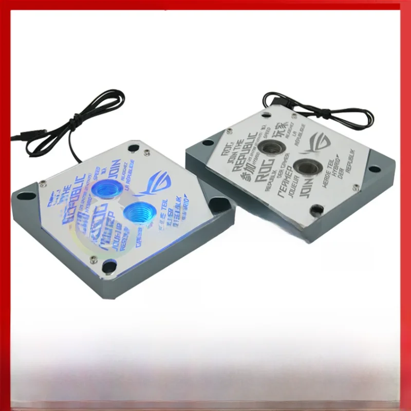 LGA1700 CPU Waterblock AM5 Watercooler 1800 ARGB 5V Mirror-Face ROG Logo DesignGen. Procesor 12/13 2023 Nowość — zdjęcie 2