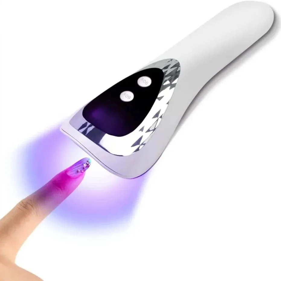 LINMANDA Ręczna Lampa UV LED do Paznokci Suszarka Akumulatorowa Mini Lampa do Manicure Suszarka do Paznokci do Lakieru Hybrydowego Narzędzia do Manicure — zdjęcie 2