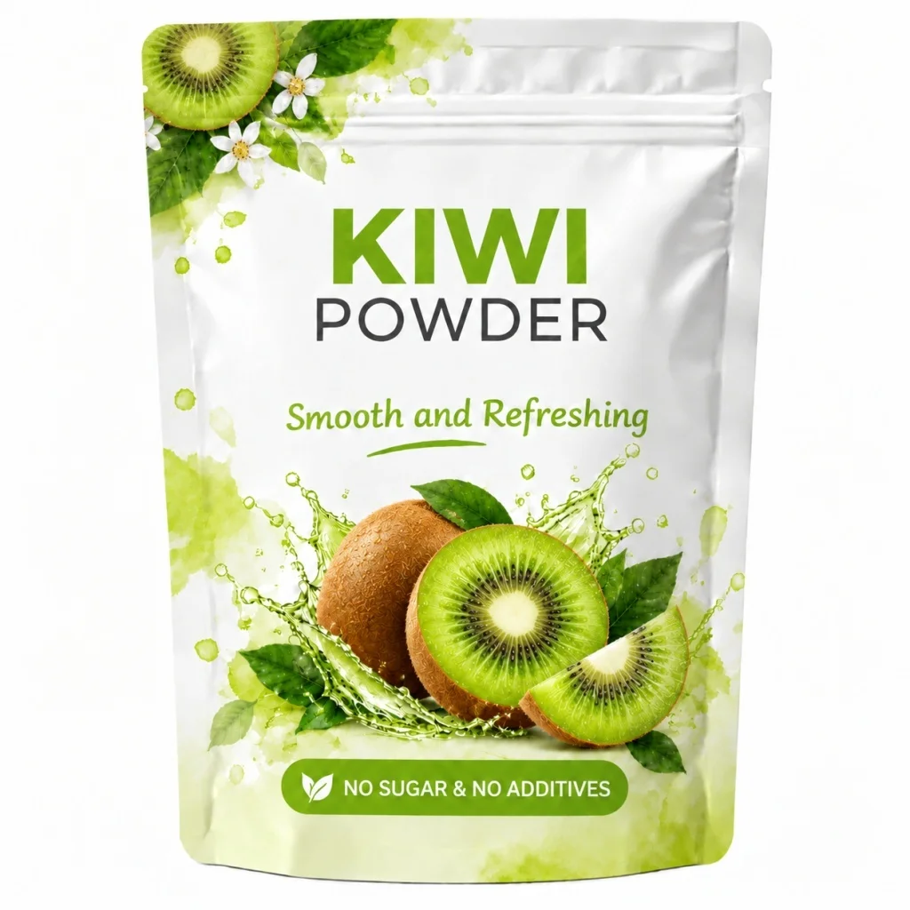 Kiwi Powder, Premium Fruit Powder, Bright Natural Color, Smooth Texture, Convenient for Everyday Use, 150g