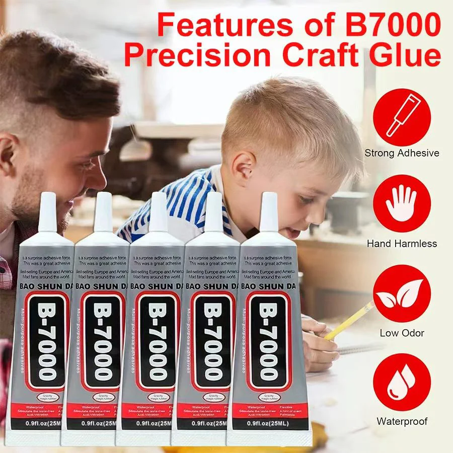 B7000 Клей для драгоценных камней, используемый для изготовления и ремонта драгоценных камней, страз, поделок из металла, бриллиантов и ткани