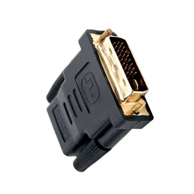 High Quality Compatible HDMI Female Male DVI-D Adapter for Monitor Connection TVs PCs Convert Video with Performance