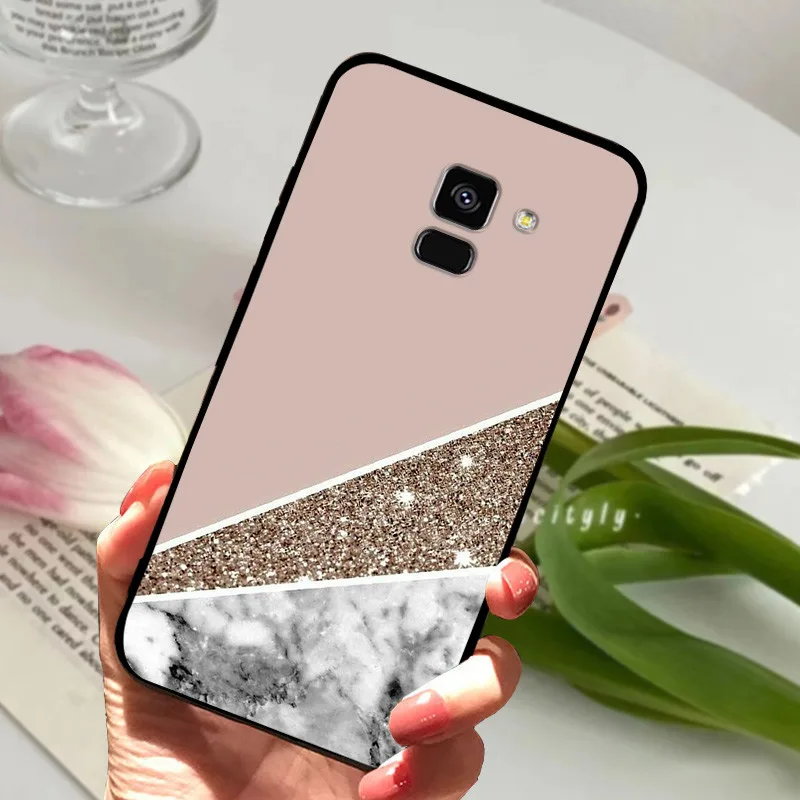 For Samsung Galaxy A8 2018 Case Cool Animals Soft Silicone TPU Phone Cover For Samsung Galaxy A8 Plus 2018 Back Cover Bumper