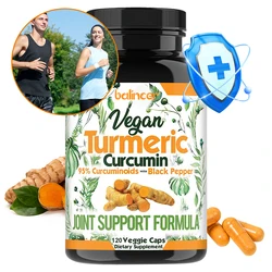 Balincer, Turmeric Curcumin, 120 Veggie Caps, 95% Curcuminoids & Organic Black Pepper, Digestive Health, Immunity, Energy