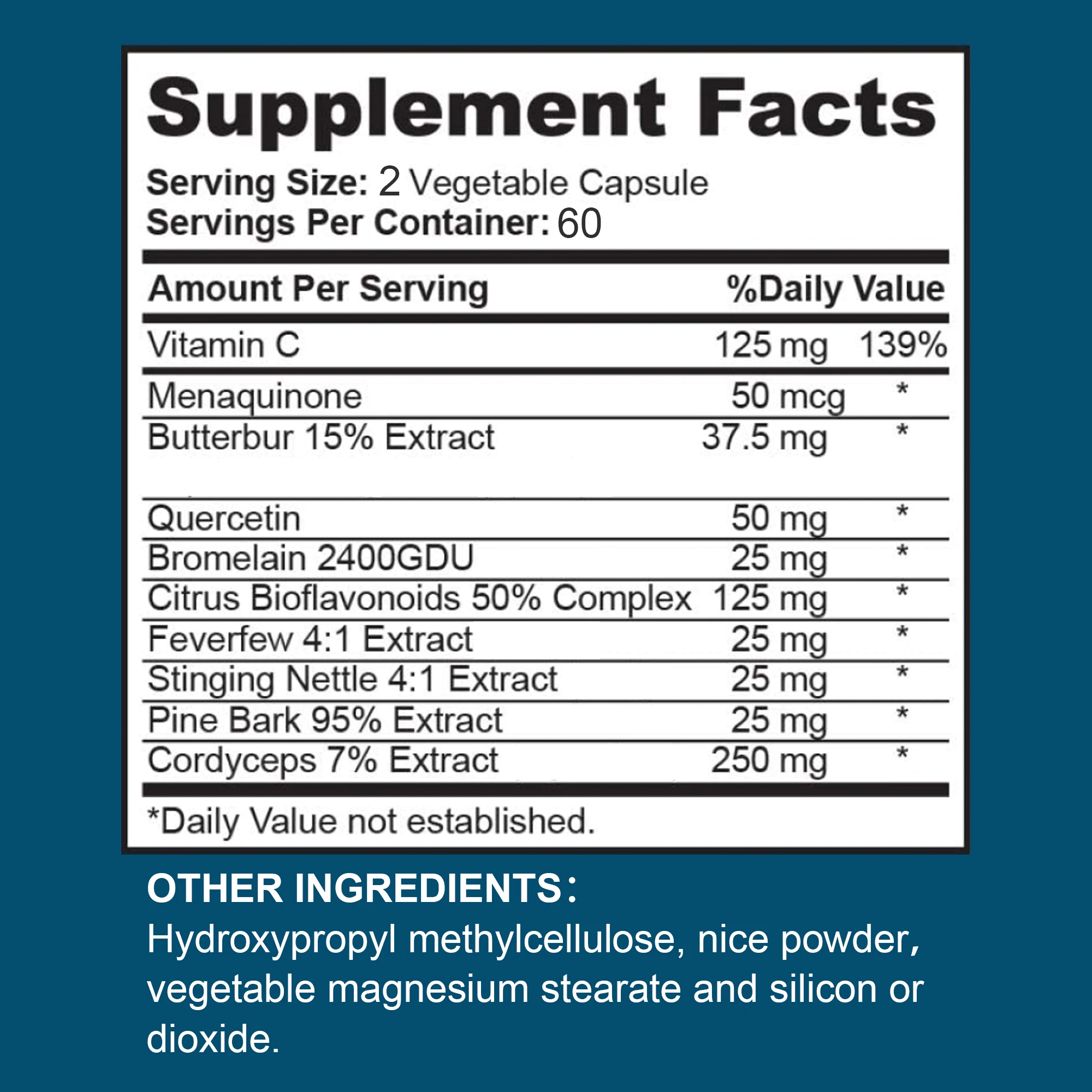 Lung Support Supplement - Lung Cleansing and Detoxifying Formula for Bronchial and Respiratory Systems - 120 Capsules