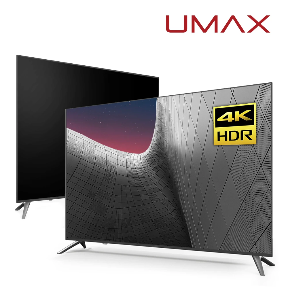 Umax UHD55L 55 inch 139cm 4K UHD LED TV 2 years warranty 3 days completed by AS same day delivery