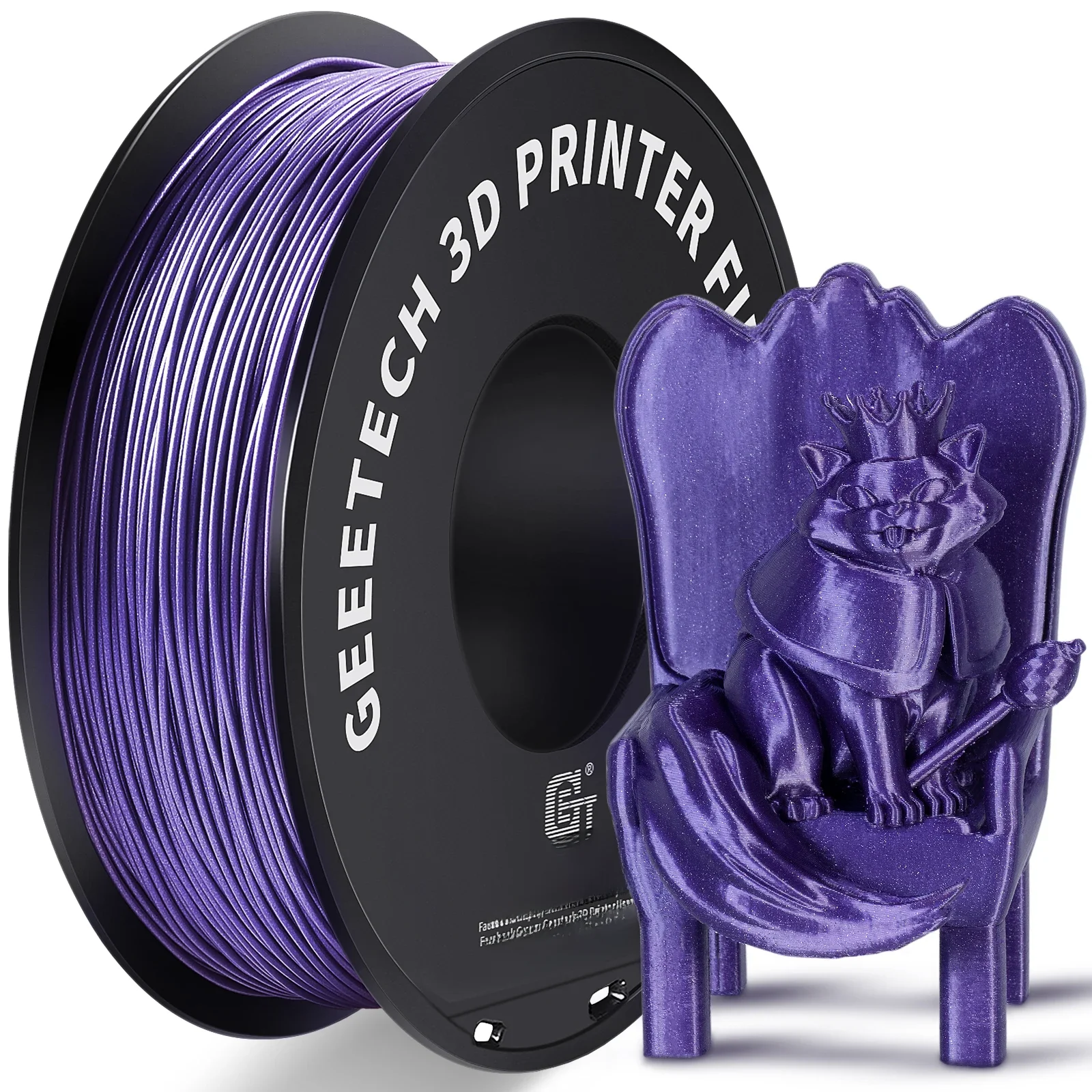 Geeetech Sparkly Pla Filament 1Kg 1.75Mm 3d Printer Plastic Materiaal, Nauwkeurigheid 0.03Mm, Meerdere Kleuren, Passen Op De Meeste Fdm Printer - afbeelding 2