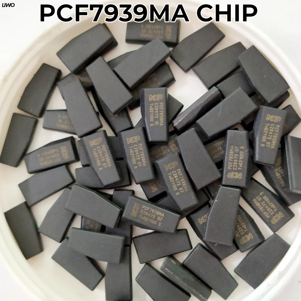 10pcs 50pcs Original 7939 PCF7939 MA chip kit PCF7939 7939MA Transponder Chips for Fiat Toro mobi Renault BB20 chip black/lot