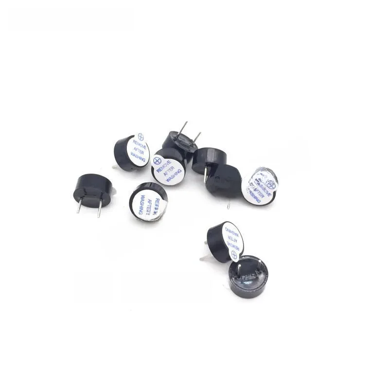 10 SZTUK Nowy ultracienki aktywny brzęczyk 5V AC 9MM * 4.2MM 9x4.2MM 0942 MINI Aktywne brzęczyki piezoelektryczne pasujące do Arduino Diy Electro — zdjęcie 2