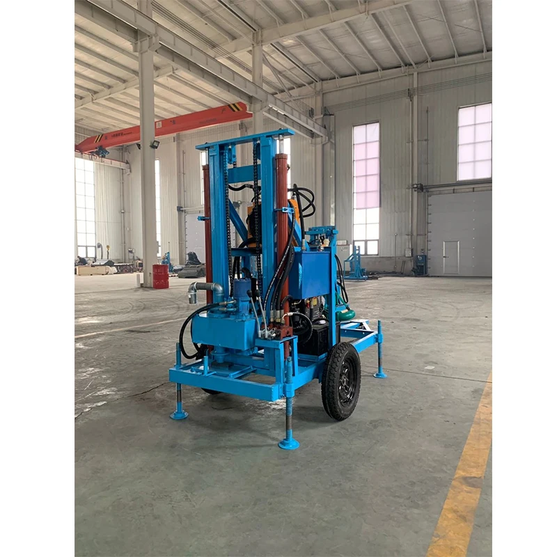 Hydraulic 35HP Diesel Type of Rotary Water Well Drilling Rig with Wholesale Price