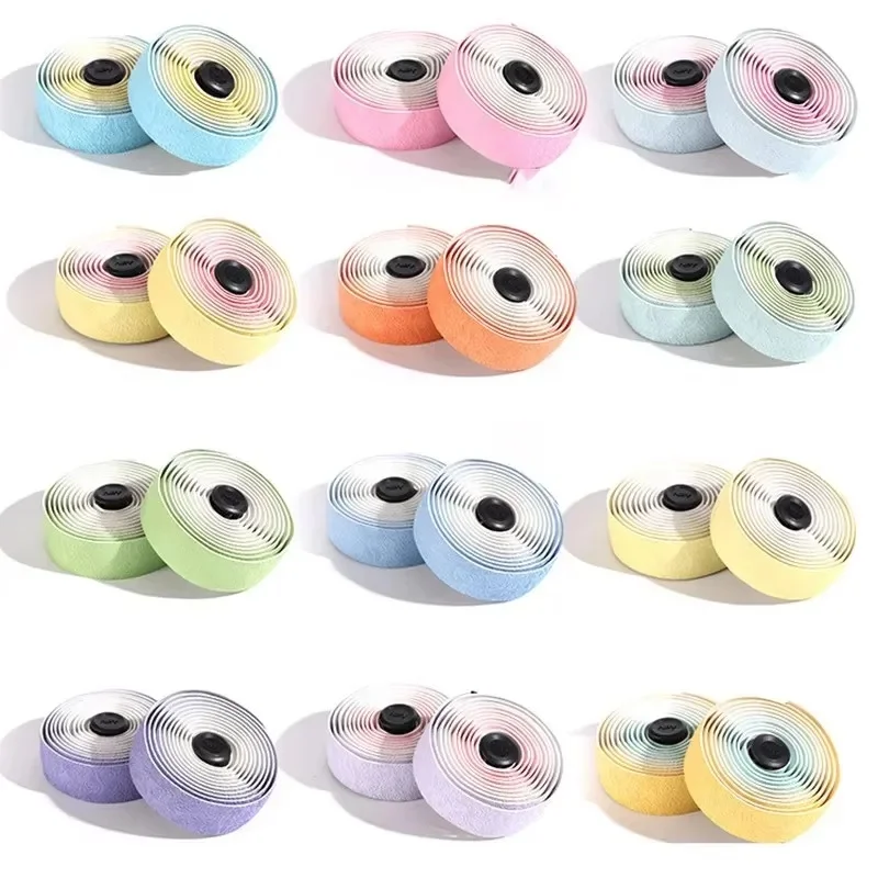 AliExpress Road Bike Tapes EVA/PU Gravel Racing Handlebar Cover Wrapper Anti Slip Shock Absorber Bicycle Handle Bar Strap Bartape with Plug