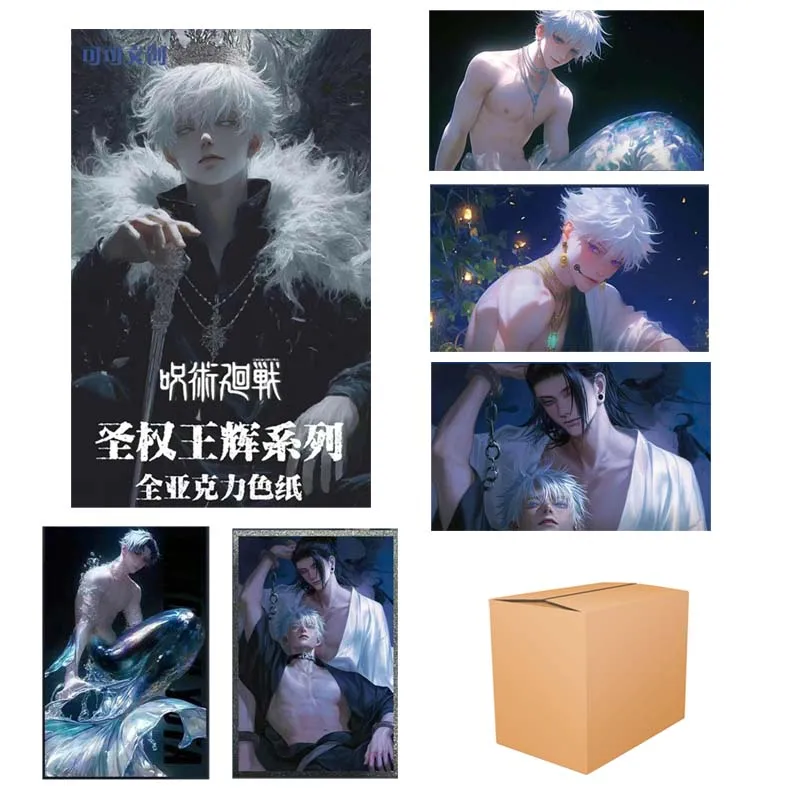 

Оптовая коллекция Jutsu Kaisen, коробка-бустер для карт, Holy Power Wang Hui, мужской акриловый бумажный Бог, детские настольные игры